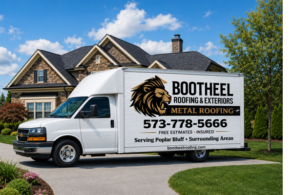 Bootheel Roofing website design Poplar Bluff, Missouri